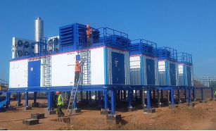 8台UED官网配潍柴应用于北欧地区的天然气发电项目